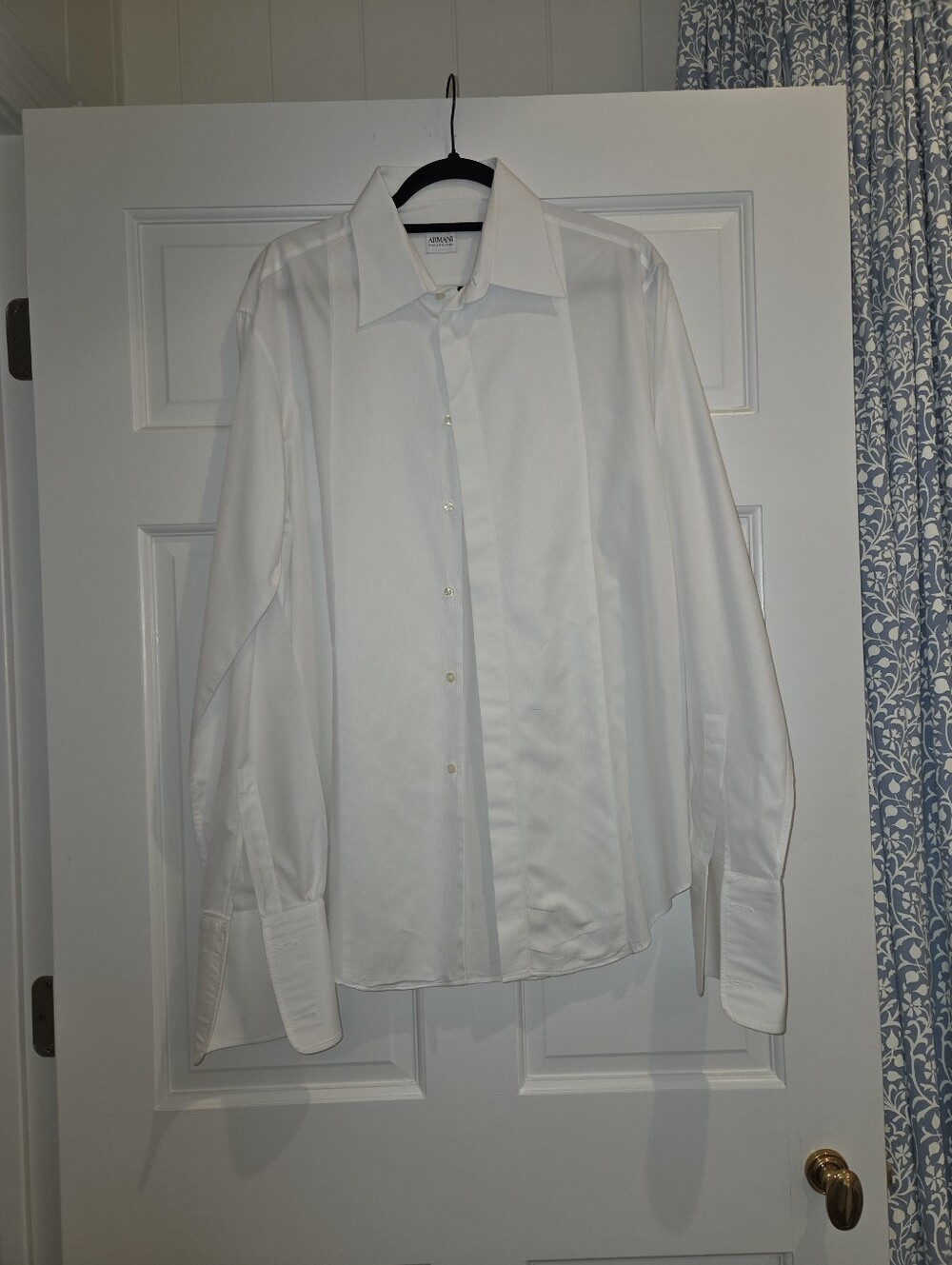 Armani Collezioni White Men's Dress Shirt